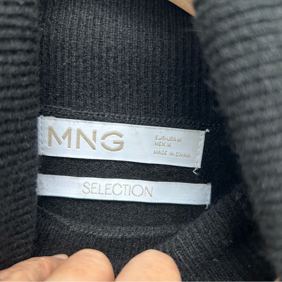 Mango selection cashmere turtleneck sweater - Picture 6 of 7